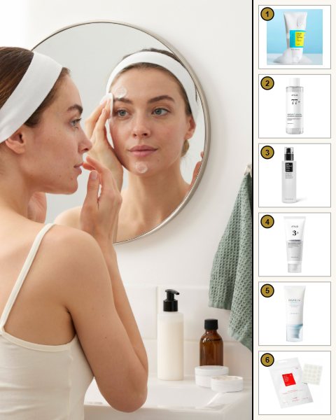 Beauty-Set Unreinheiten