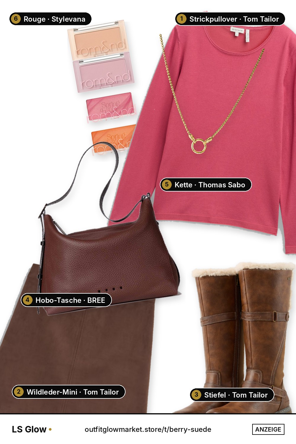 Kollage Berry & Suede von Laura und Sophie