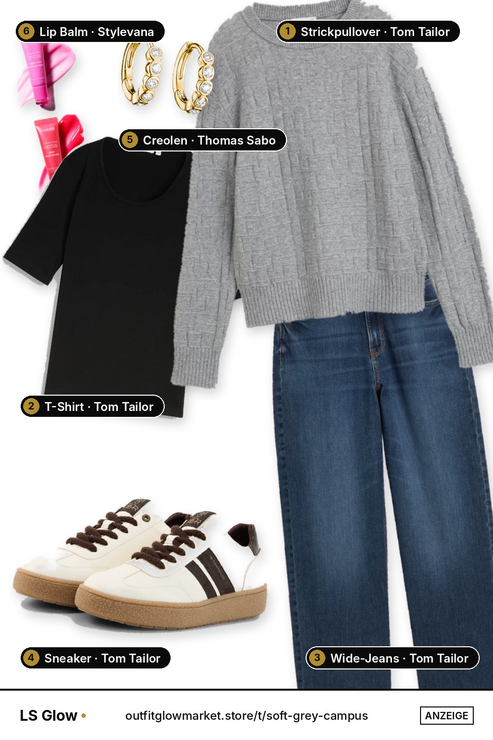 Kollage Soft Grey Campus von Laura und Sophie